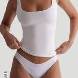 Second Skin Tank Top - White