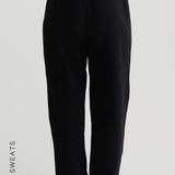 JOGGER FIT SWEATPANTS - Black