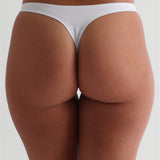 Comfort Thong Panty - White