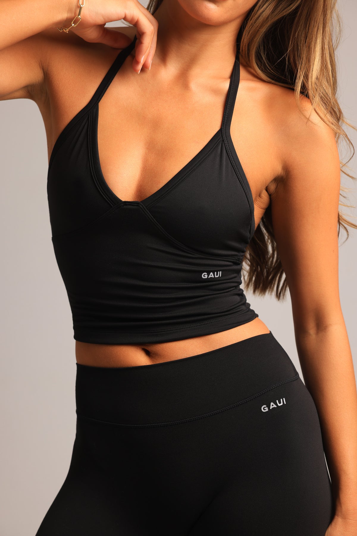 Align Halter Top - Black