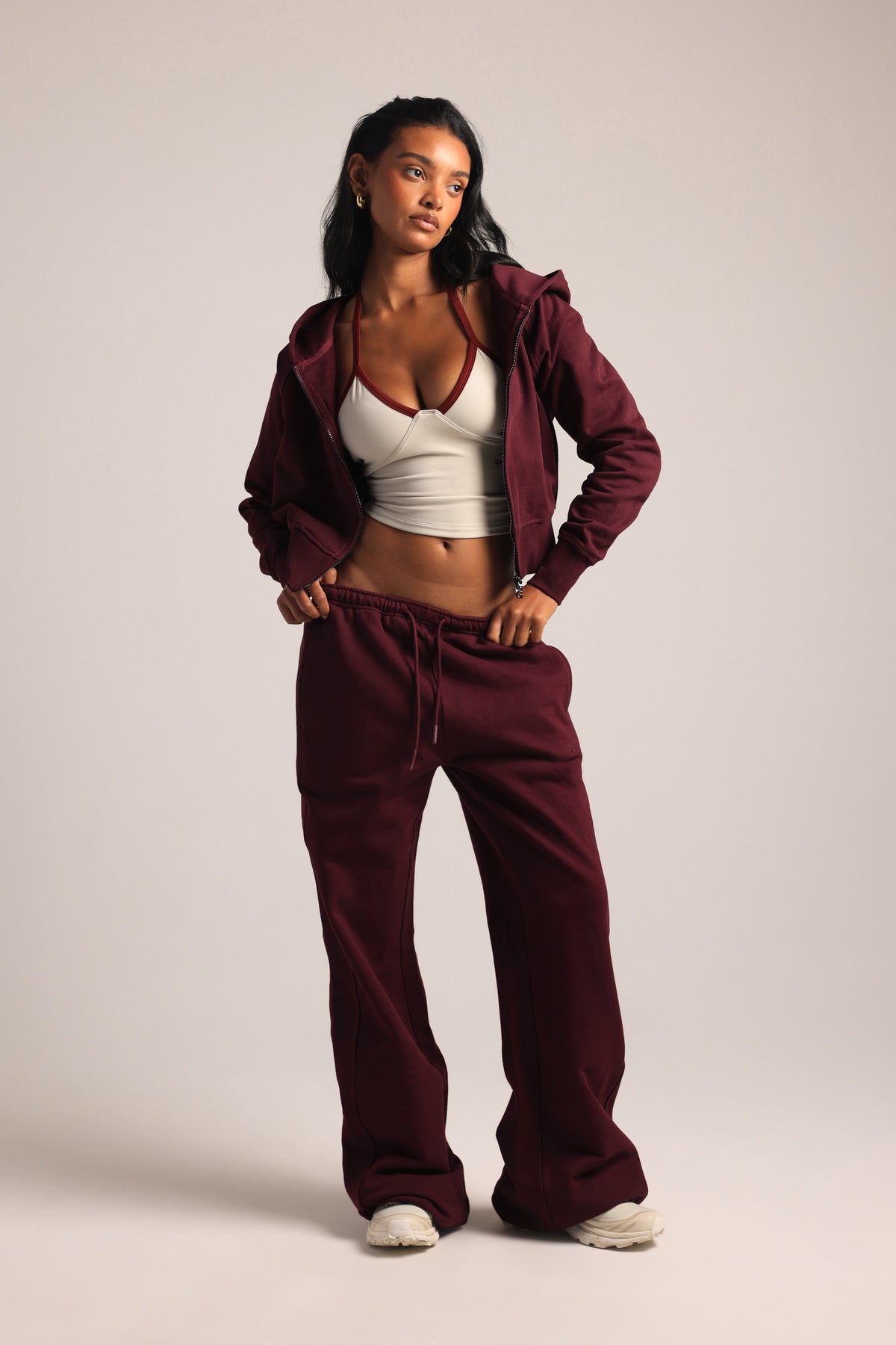 The Boyfriend Sweatpants - Mulberry
