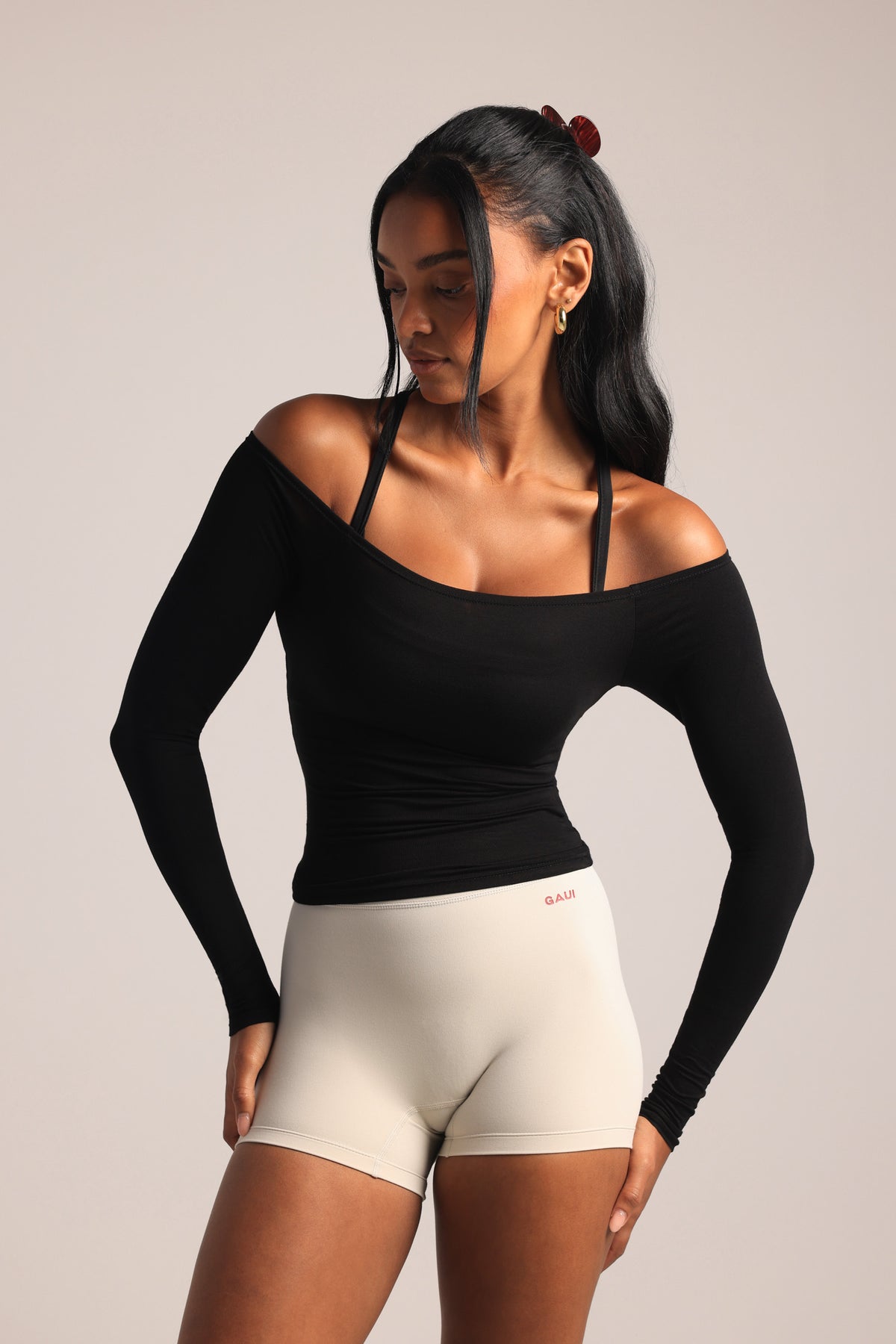 Dynamic Raglan Long Sleeve - Black