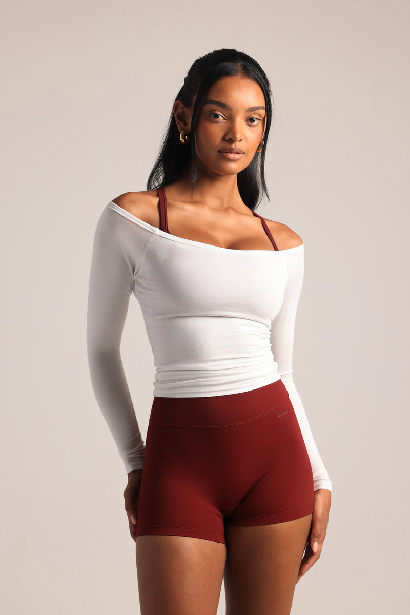 Dynamic Raglan Long Sleeve - Snow White