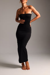CLASSIC TUBE MAXI DRESS - Black