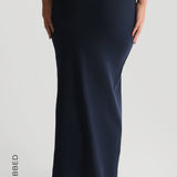 Slit Maxi Skirt - Navy