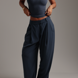 The Ivy Wide-Leg Trousers- Serene