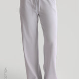 Entspannte Baumwollhose - Himmelblau