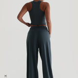 The Ivy Wide-Leg Trousers- Serene