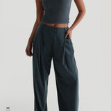 The Ivy Wide-Leg Trousers- Serene