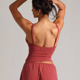 Soft Plunge Cami - Berry Glaze
