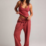 Rounded Plunge Tank - Berry Glaze