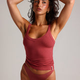 Rounded Plunge Tank - Berry Glaze