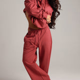 The Boyfriend Sweatpants - Berry Glaze