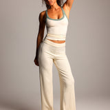 Slip on Straight-Leg Pants - Honeybutter
