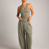 T-Shape Tank Top - Pistachio