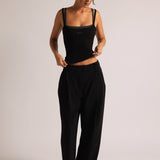 TwoTone Gaui Cami - Black/Stone Gray