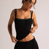 TwoTone Gaui Cami - Black/Stone Gray