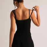TwoTone Gaui Cami - Black/Stone Gray