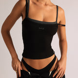 TwoTone Gaui Cami - Black/Stone Gray