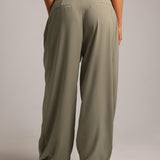 The Ivy Wide-Leg Trousers - Pistachio