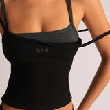TwoTone Gaui Cami - Black/Stone Gray