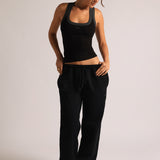 TwoTone Gaui T-Shape Tank -  Black/Stone Gray