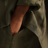 Heritage Linen Button-Down - Palm