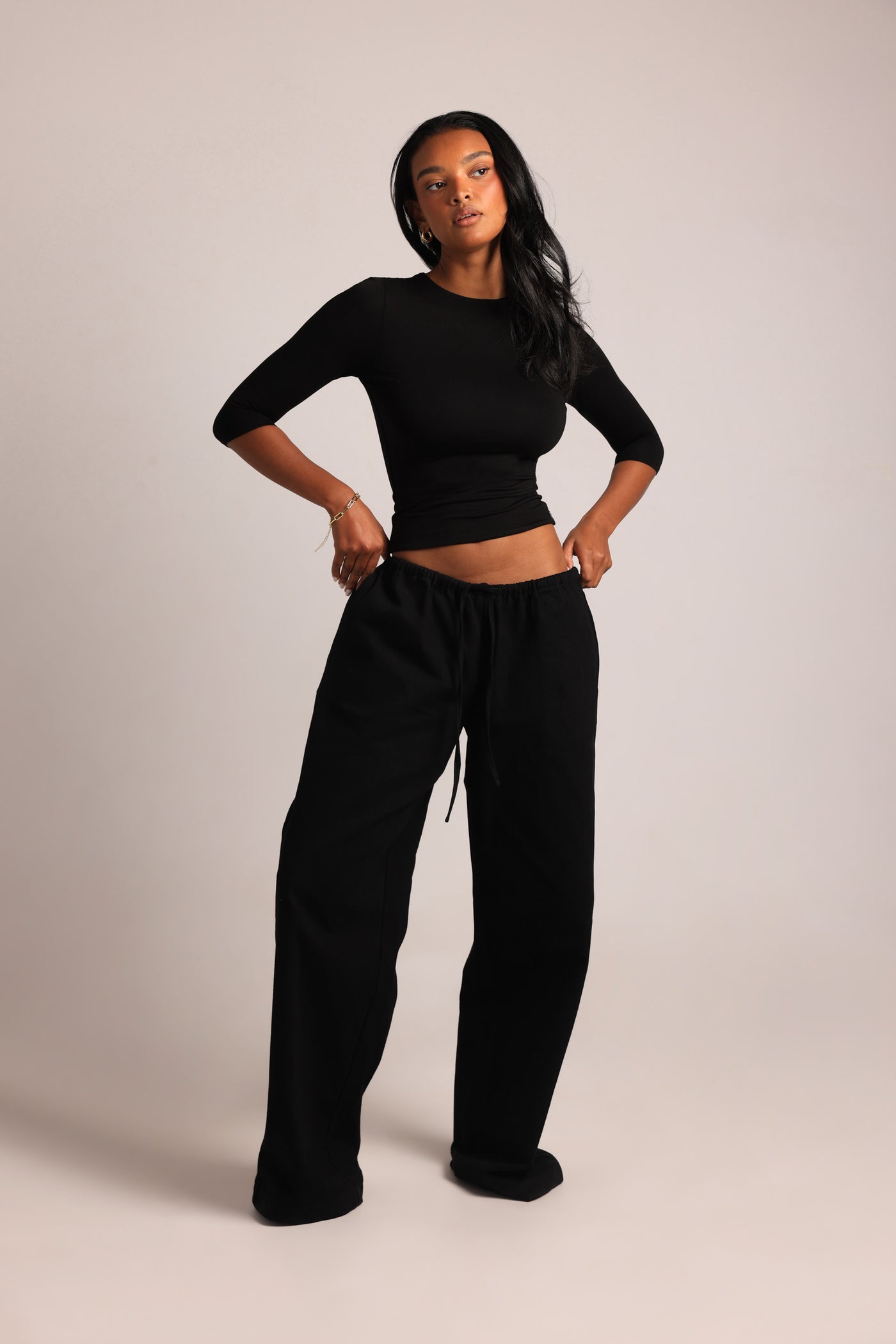 Everyday Quarter Sleeve - Black