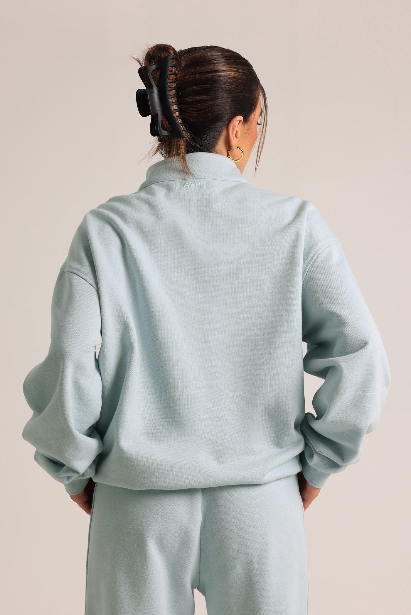 Quarter Zip Sweatshirt - Icewater