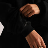 Drop Shoulder Sweatshirt - Black