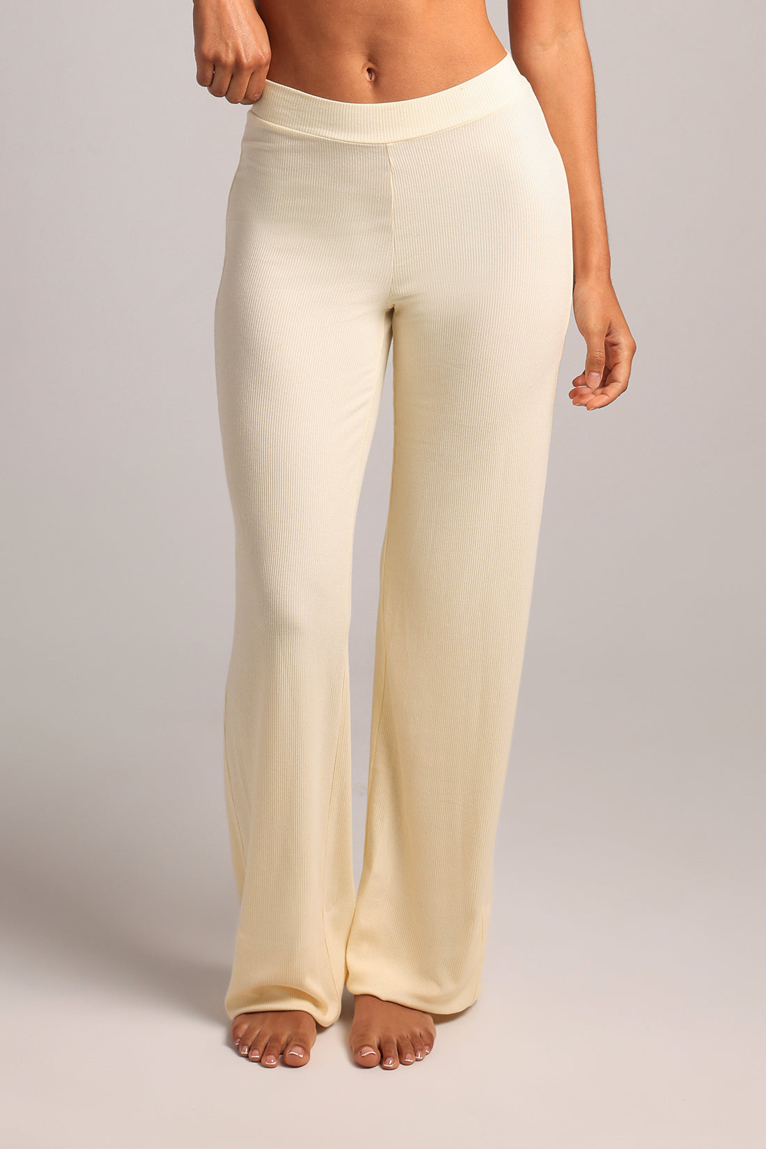 Slip on Straight-Leg Pants - Honeybutter