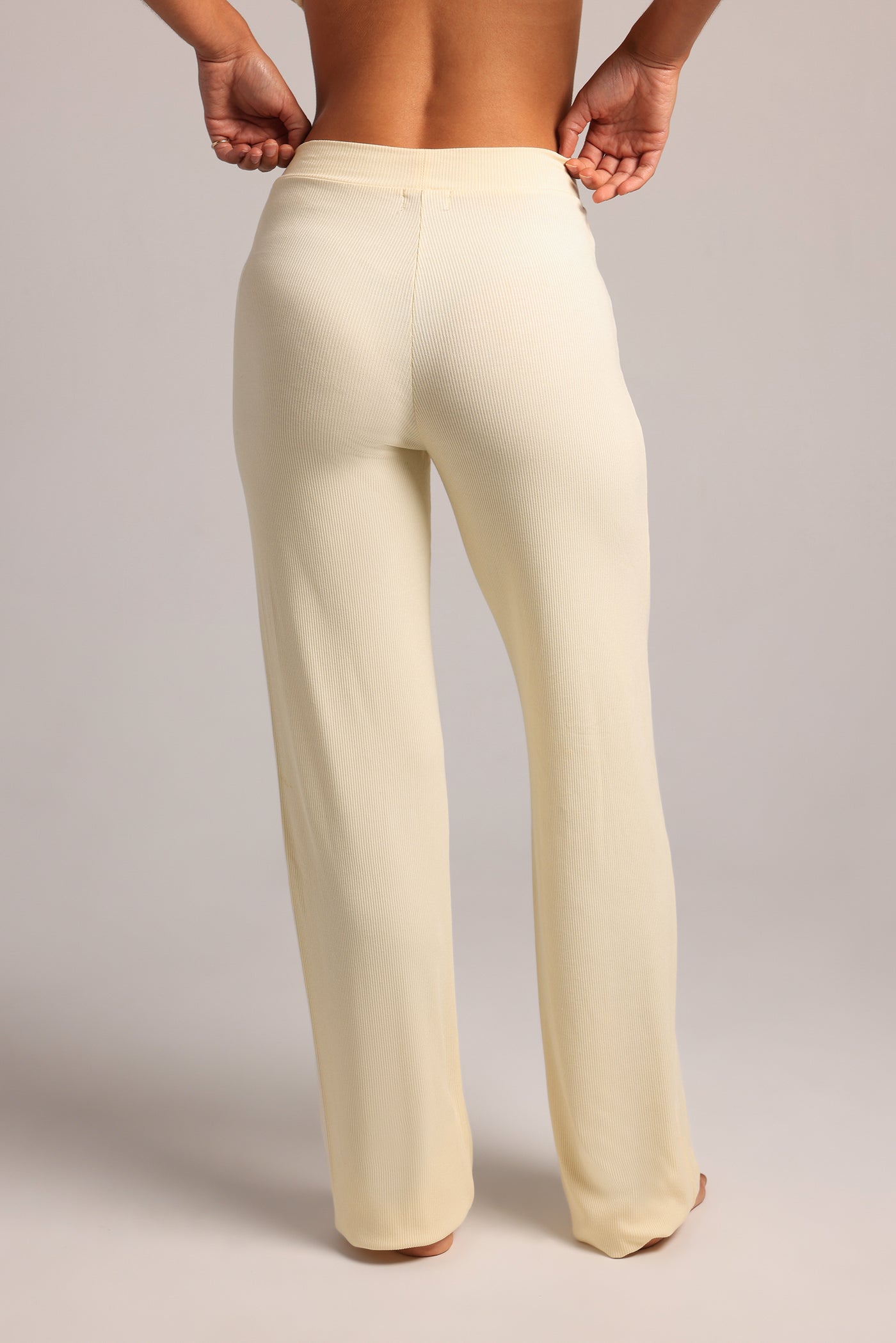 Slip on Straight-Leg Pants - Honeybutter
