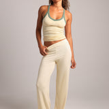 Slip on Straight-Leg Pants - Honeybutter