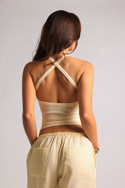 Crew Cross-Back Tank - Honeybutter