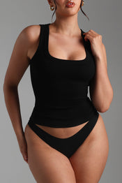 ESSENTIAL TANK TOP - Black