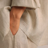 Heritage Linen Button-Down - Sand
