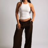 Heritage Linen Pants - Cocoa