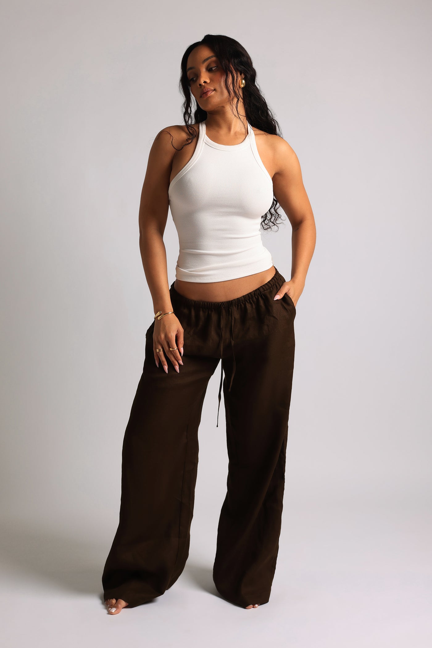 Heritage Linen Pants - Cocoa
