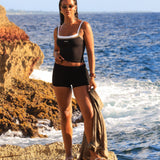 TwoTone Gaui Cami - Black/White