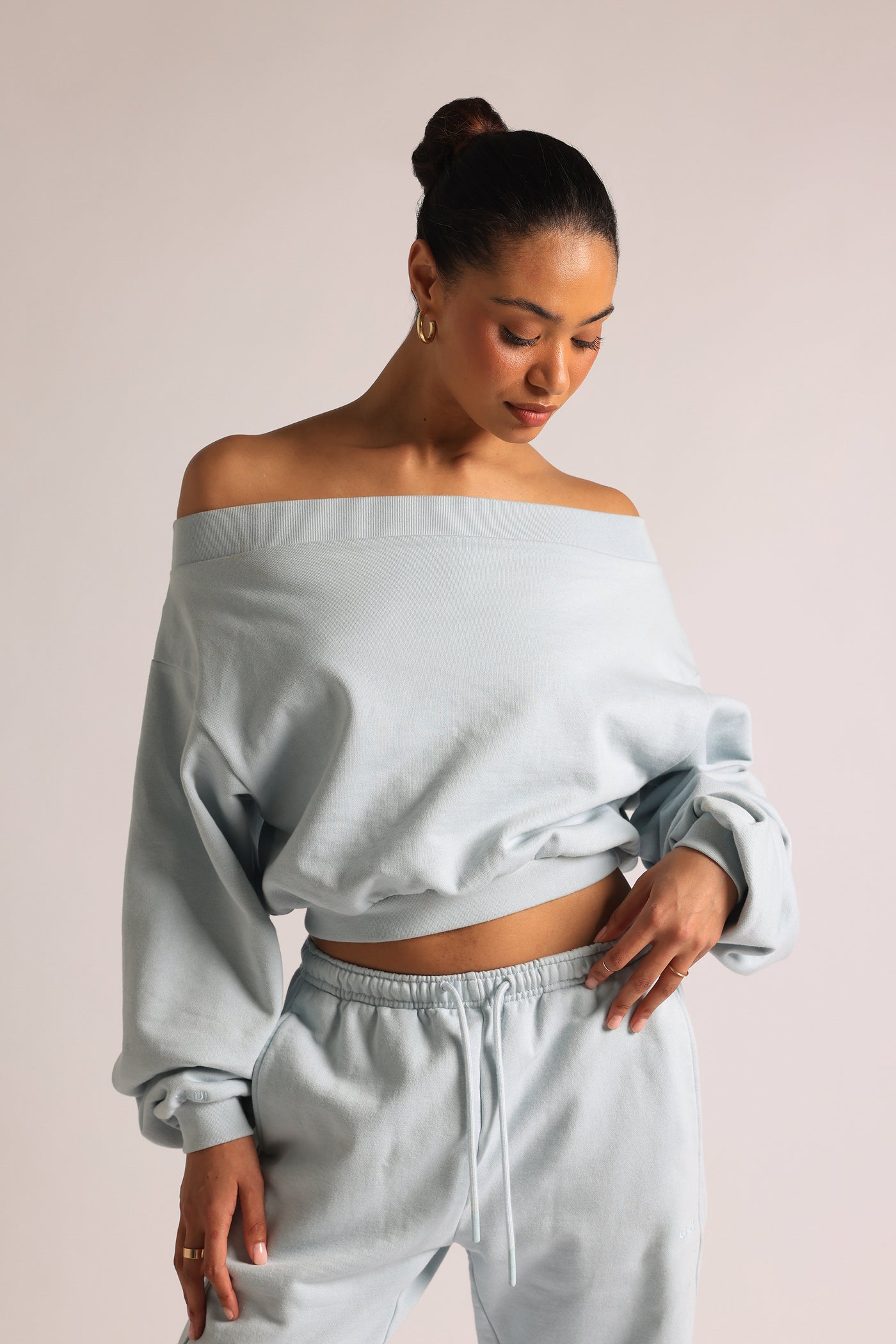 Drop Shoulder Sweatshirt - Icewater