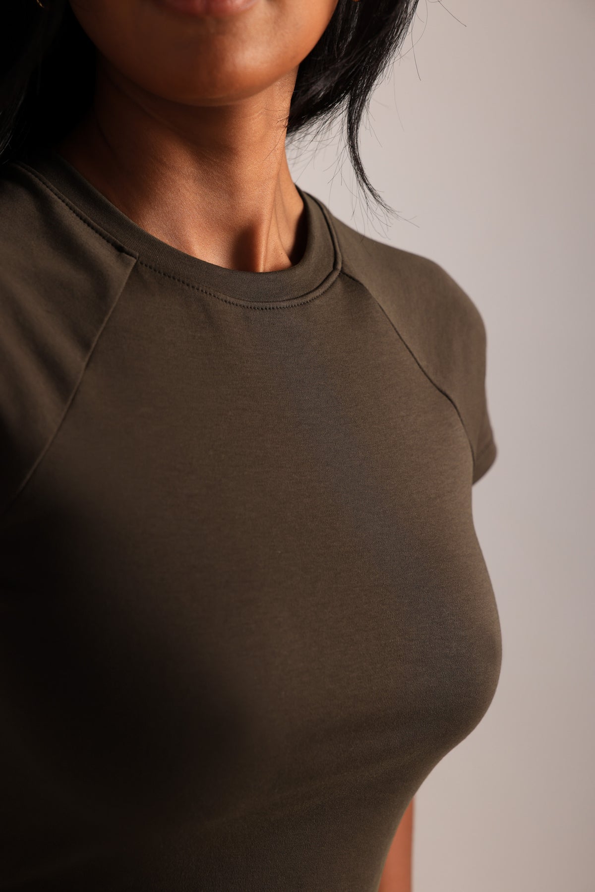 The Raglan Tee - Tobacco