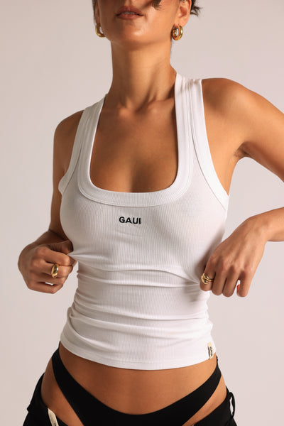 Das Gaui T-Shape Tanktop – Weiß