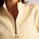 Quarter Zip Sweatshirt - Honeybutter