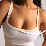 TwoTone Gaui Cami - White/Honeybutter