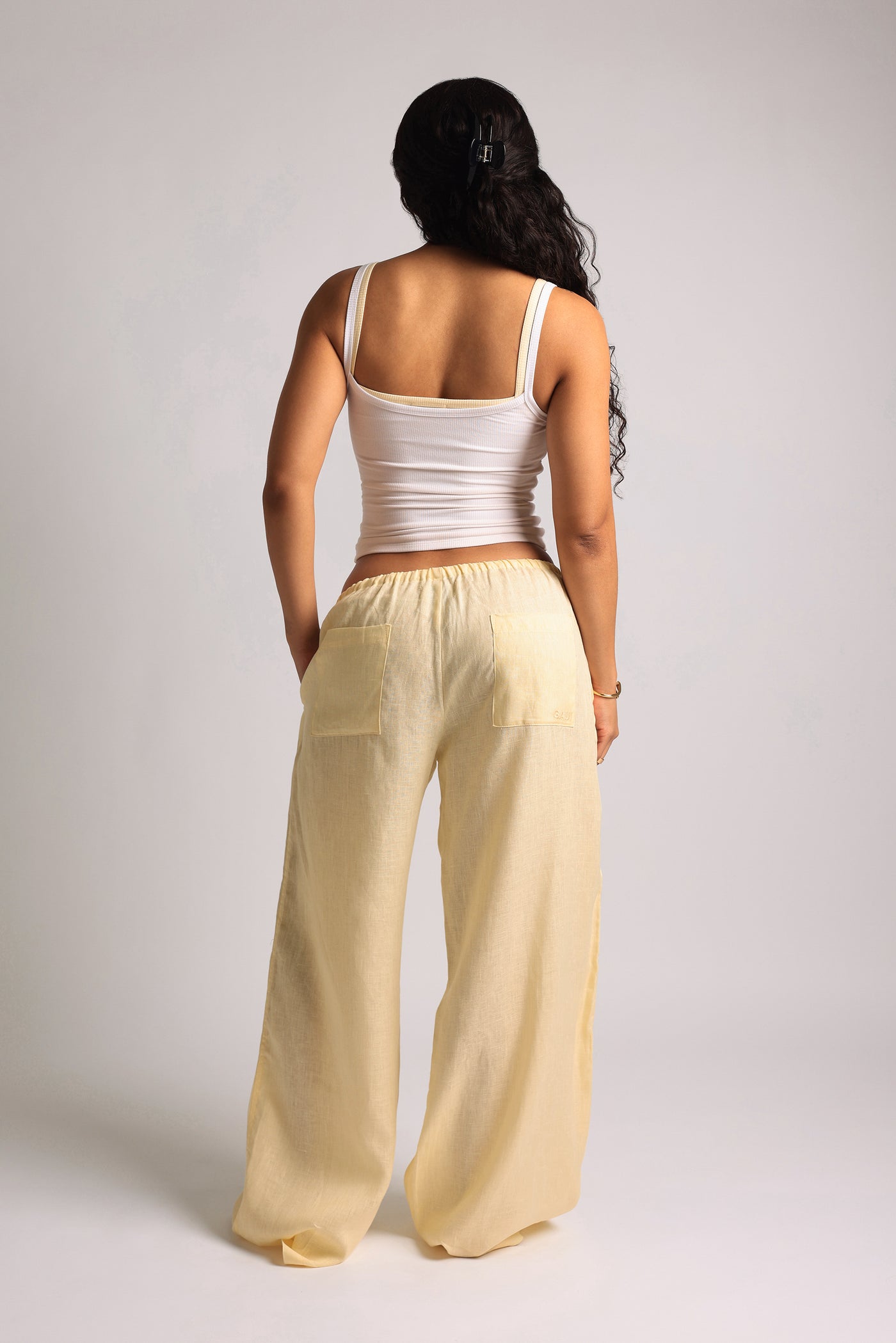TwoTone Gaui Cami - White/Honeybutter