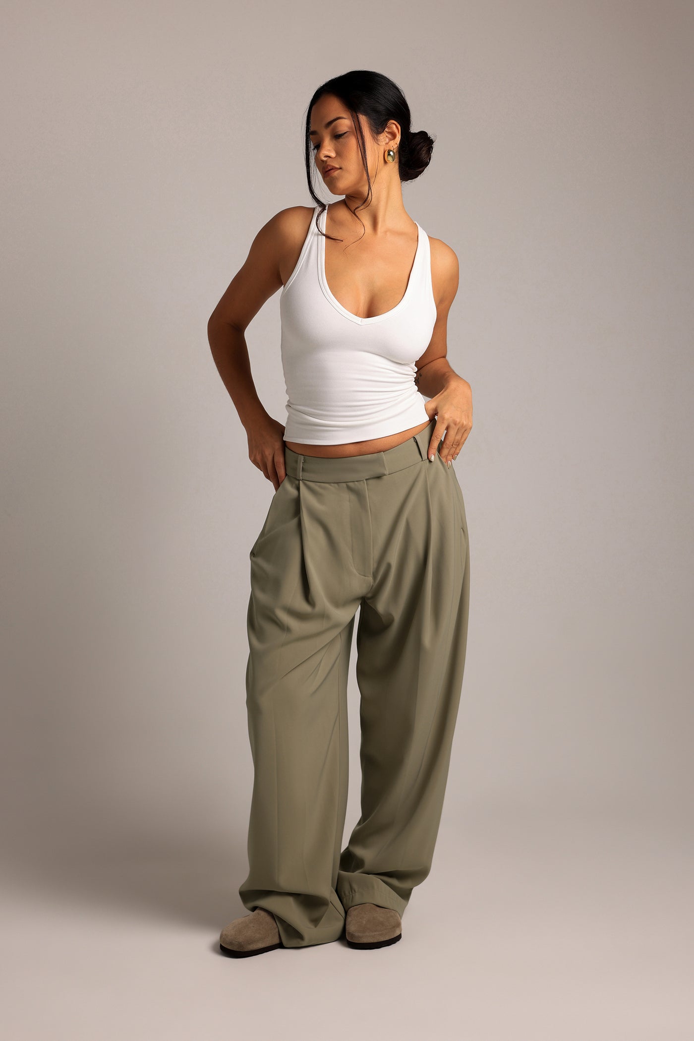 Classic Plunge Tank - White