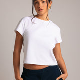 Relaxed Baby Tee - White