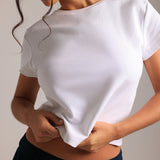 Relaxed Baby Tee - White