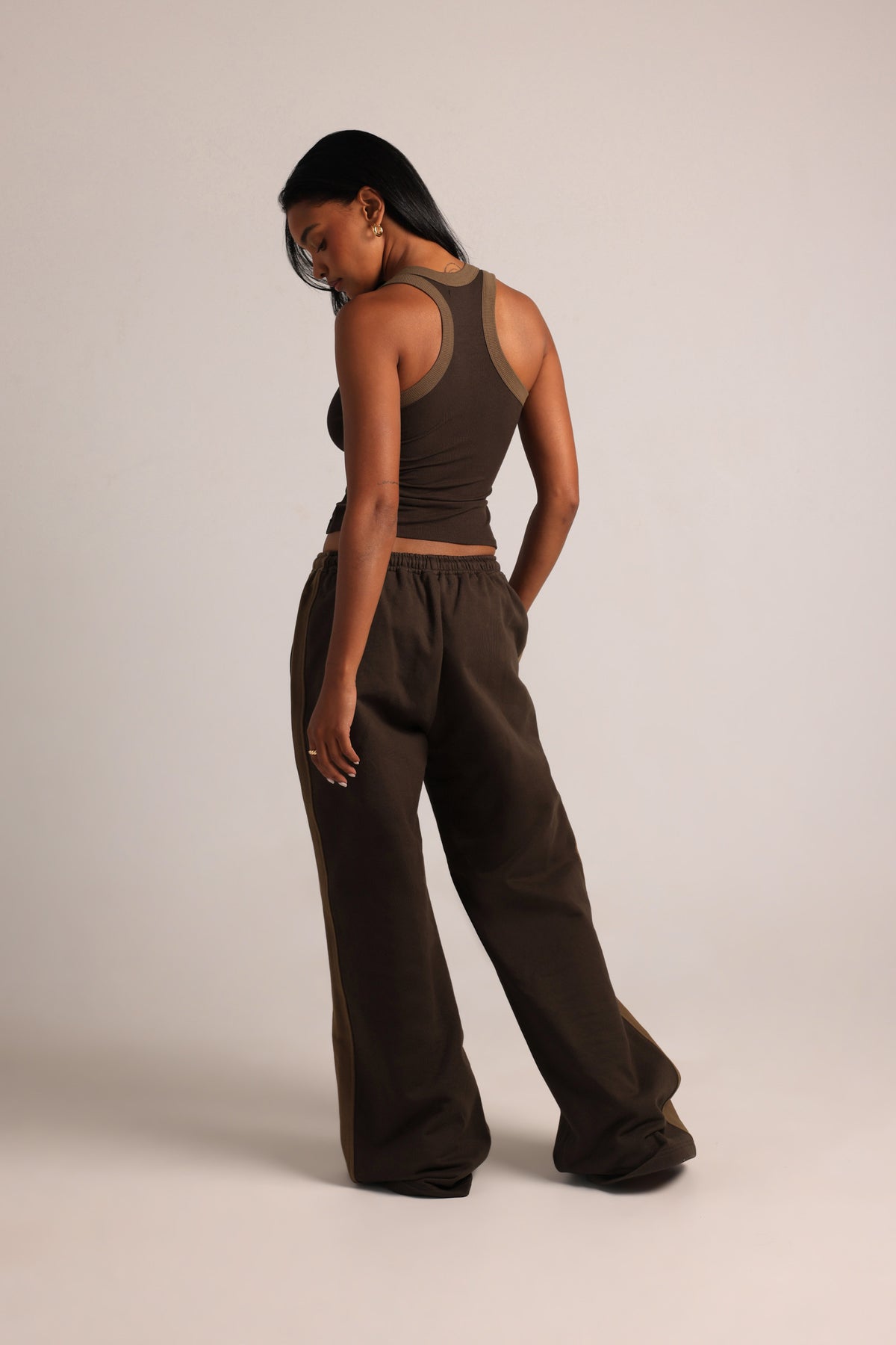 T-Shape Tank Top - Tobacco/Pecan