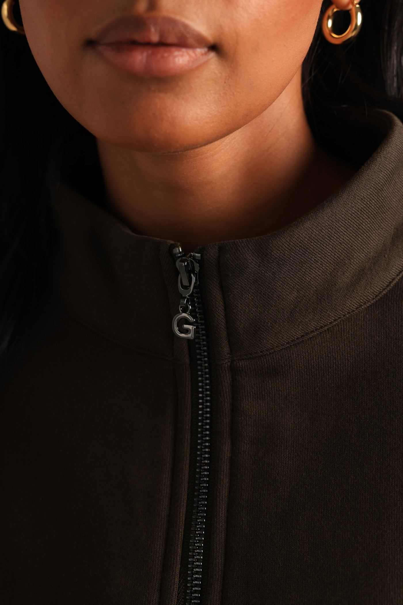 Quarter Zip Pullover - Tobacco